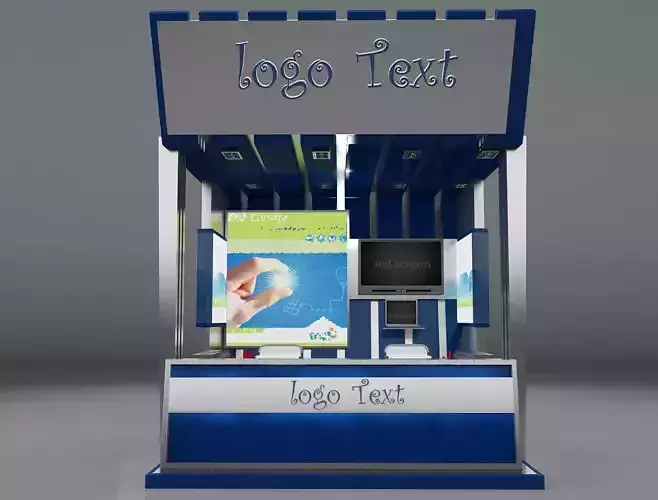 Kiosk Partition Booth a127