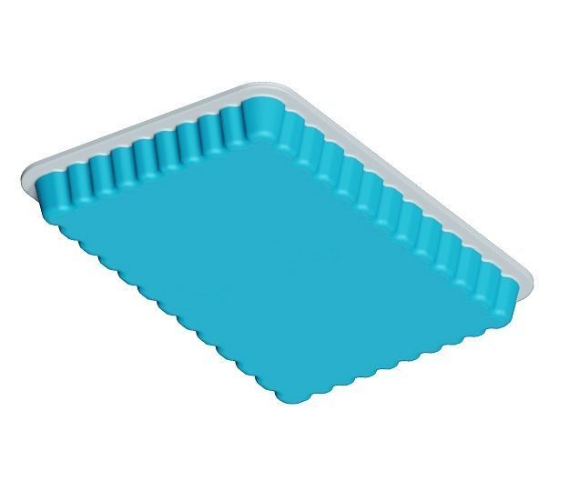 Plastic Serving Tray 3D model_3