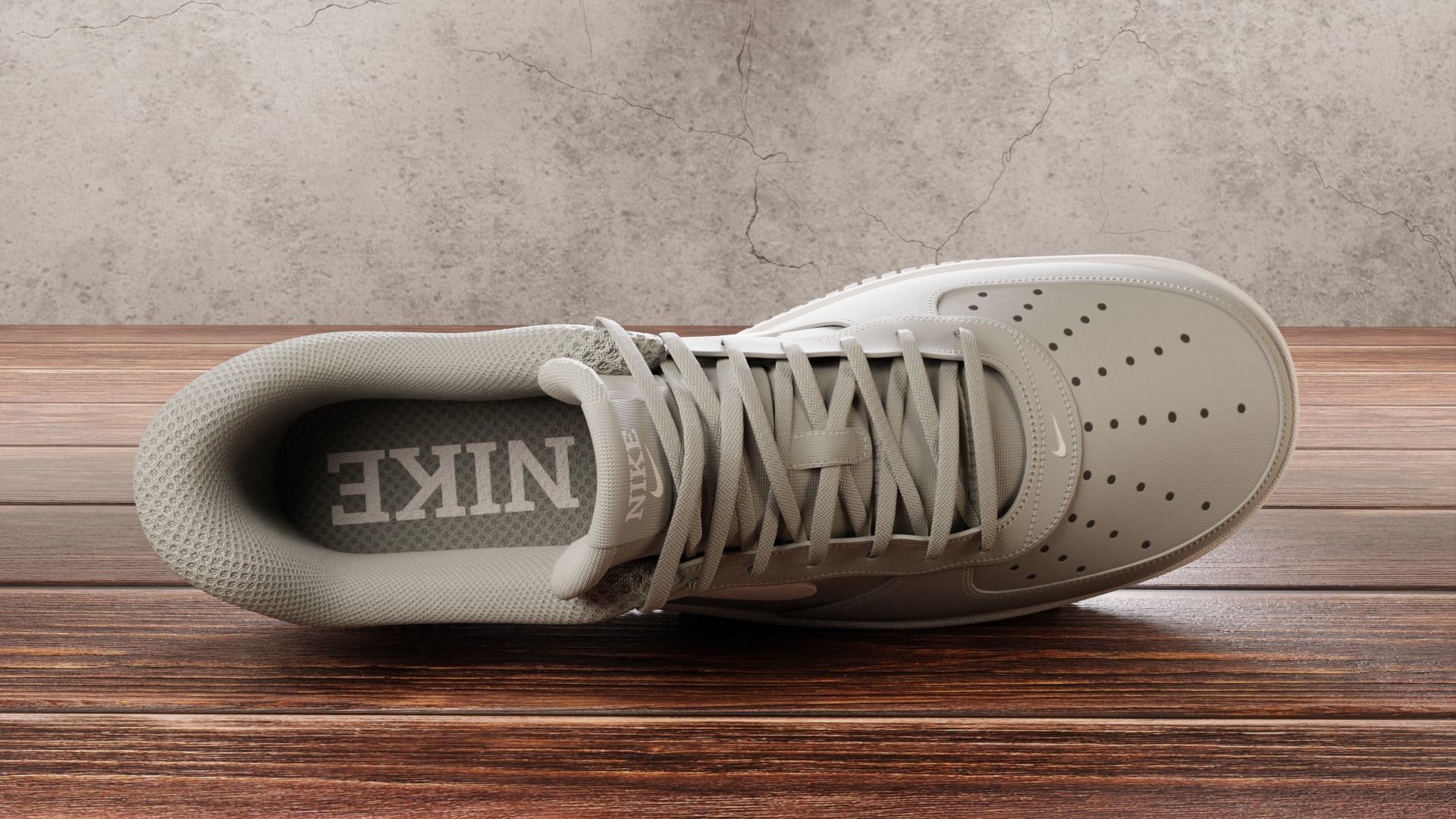 Nike Air Force 1  3D model_6