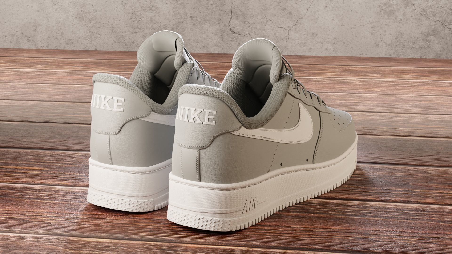 Nike Air Force 1  3D model_2