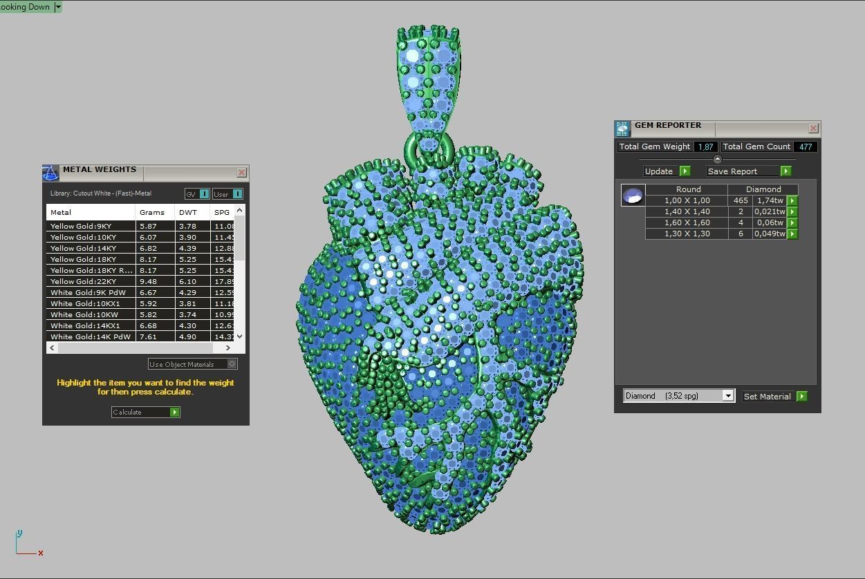 Exclusive Pendant model 3D 0161 printable model9 3D print model_12