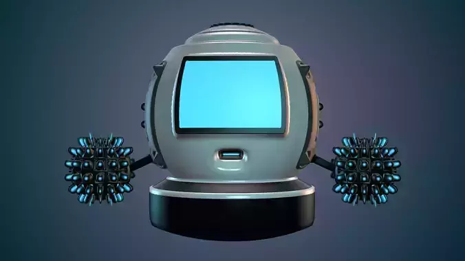 Robot futuristic 3D model