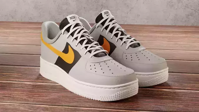 Nike Air Force 1 Custom 3D model