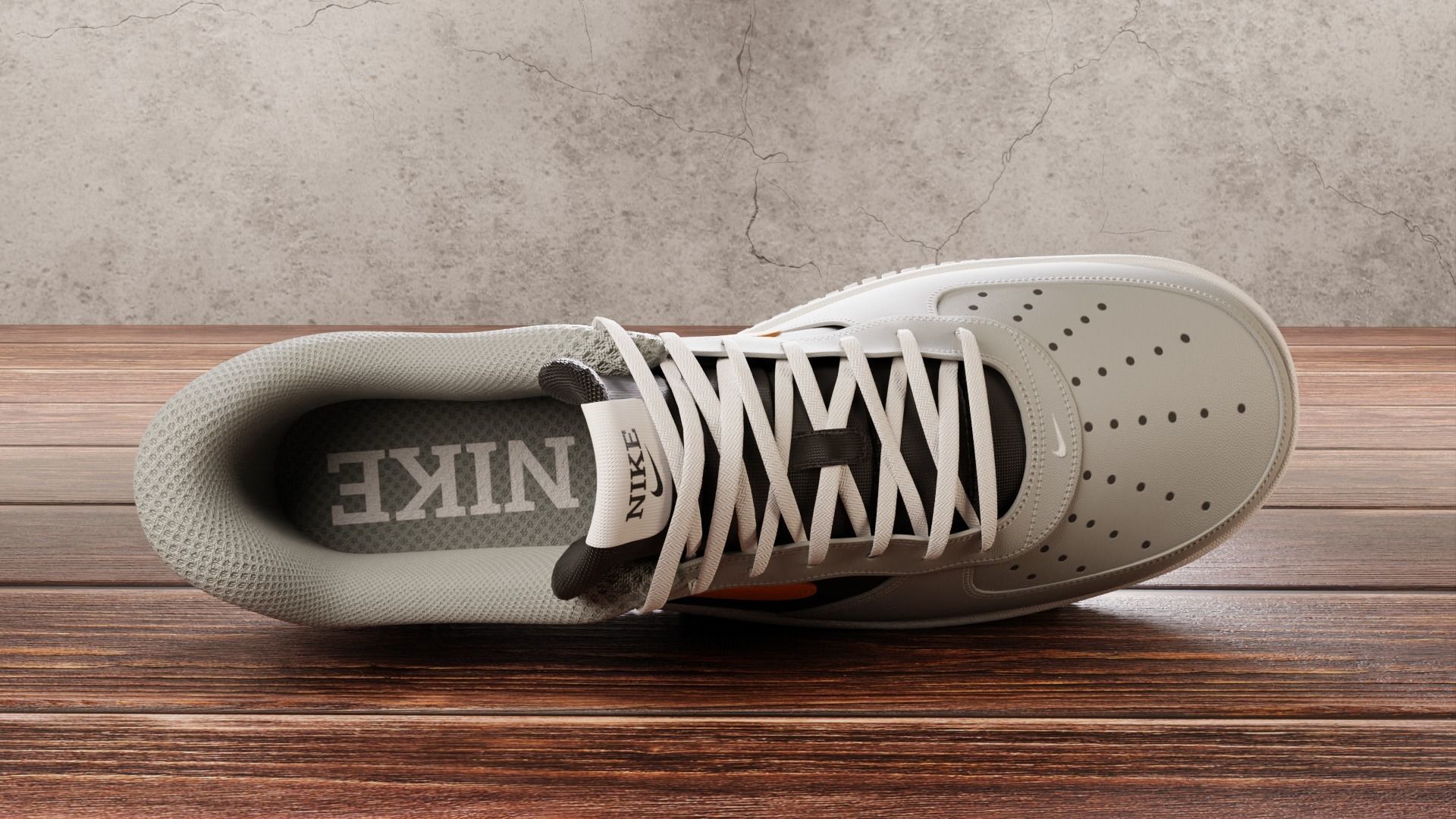 Nike Air Force 1 Custom 3D model_6