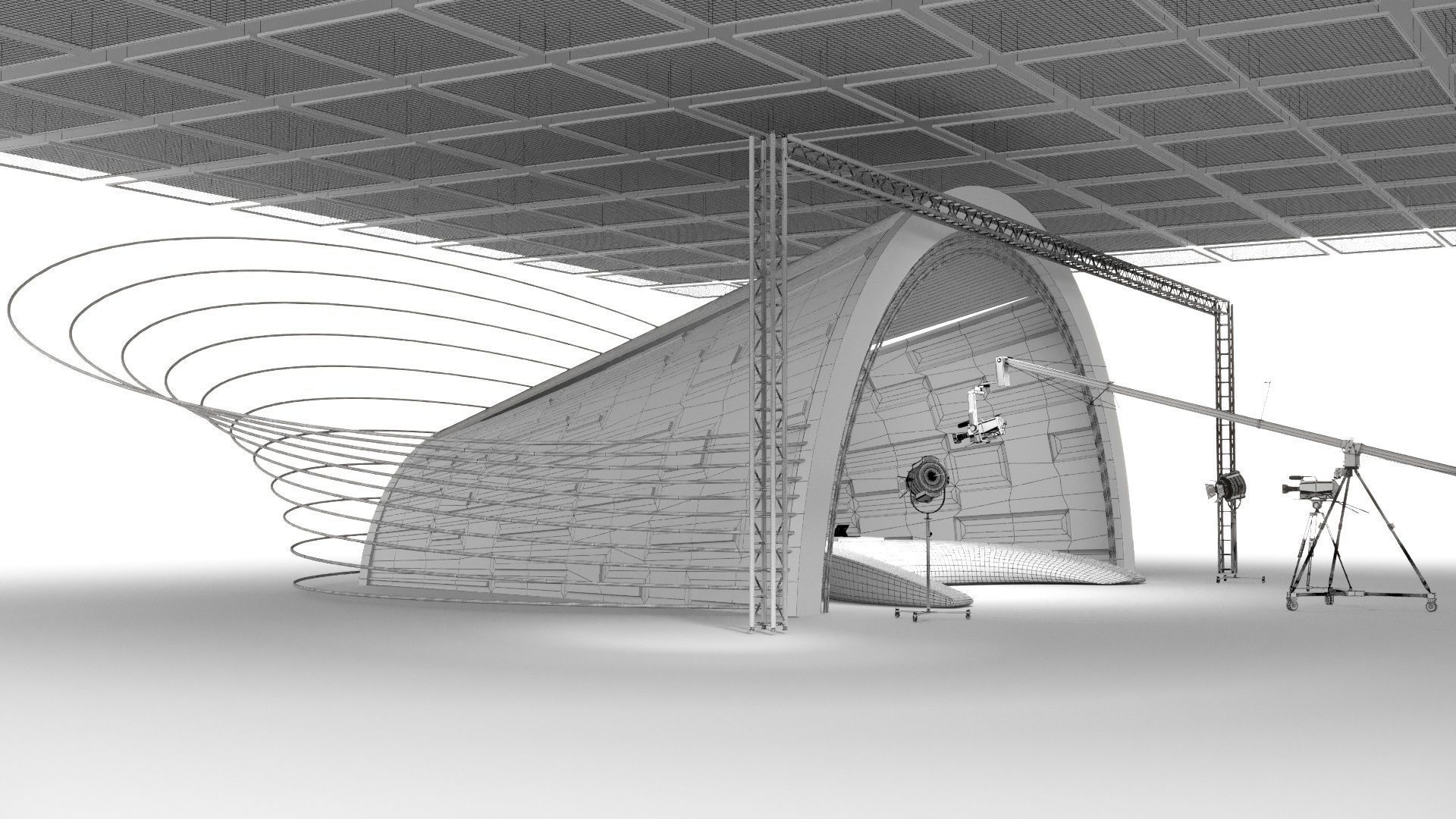 VR Studio SD 32 3D model_9