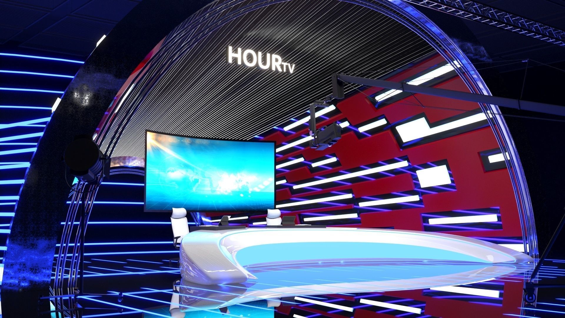 VR Studio SD 32 3D model_2