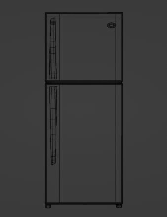 Fridge 3d model 3D model_7