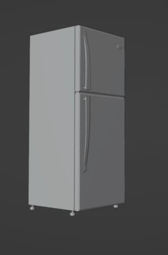 Fridge 3d model 3D model_3