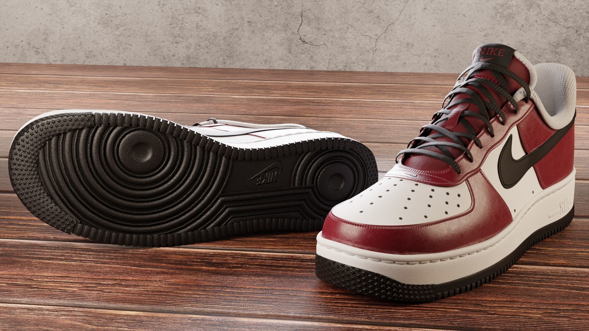 Nike Air Force 1 Lv8 3D model_1