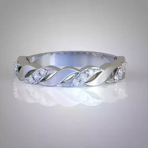 Diamond ring 0251 3D printable model