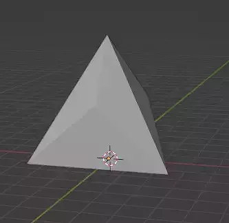 classy pyramidal looking paper weight 