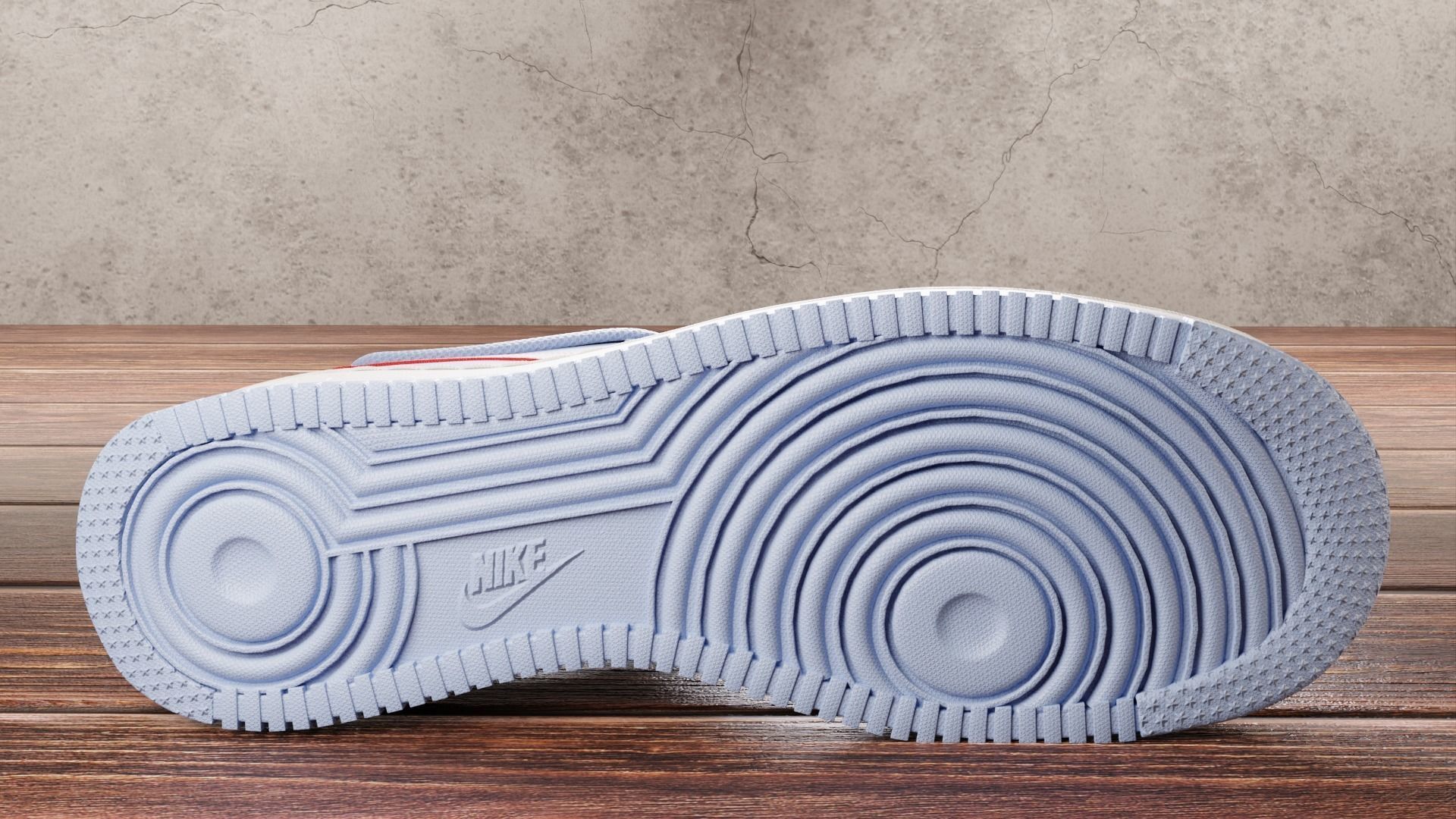 Nike Air Force 1 Custom 3D model_5