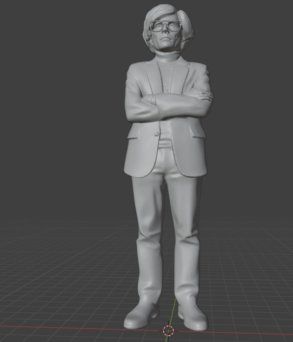 Andy Warhol 3D print model_30