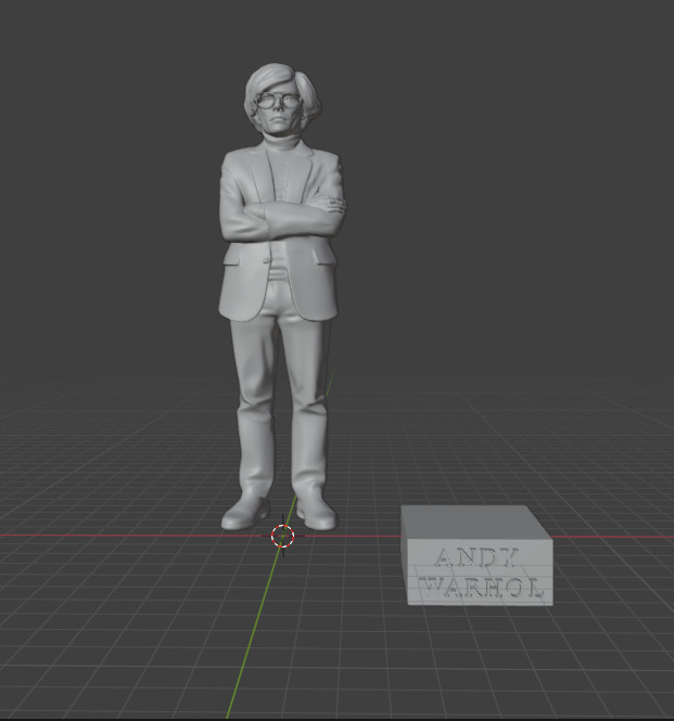 Andy Warhol 3D print model_1