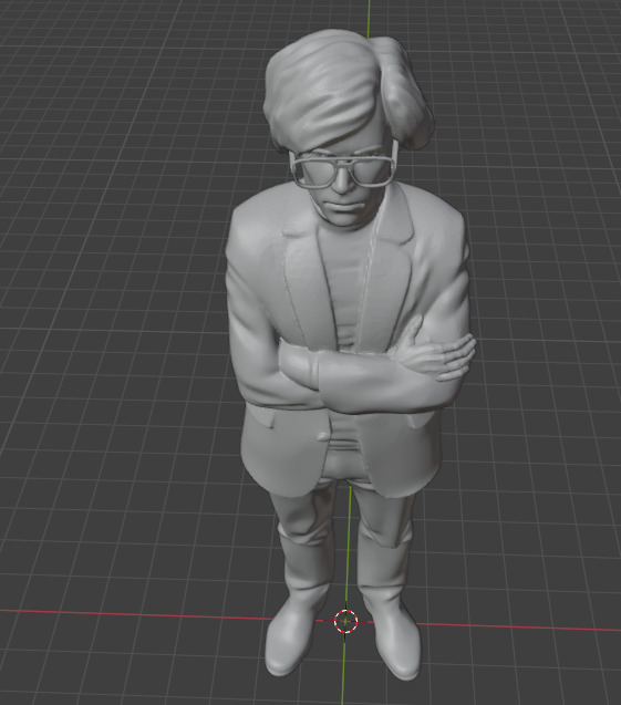 Andy Warhol 3D print model_8