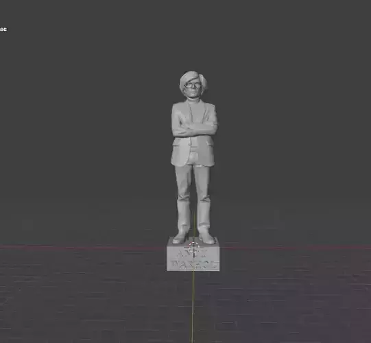 Andy Warhol 3D print model
