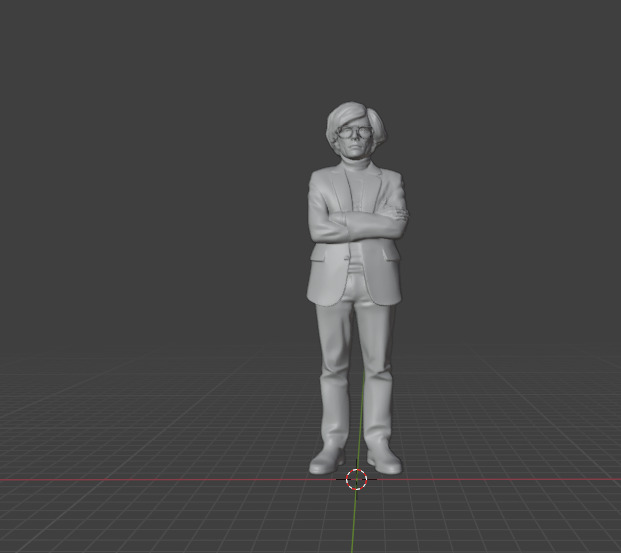 Andy Warhol 3D print model_6