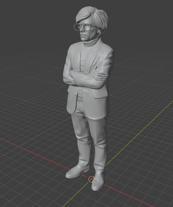 Andy Warhol 3D print model_12