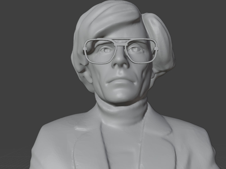 Andy Warhol 3D print model_21