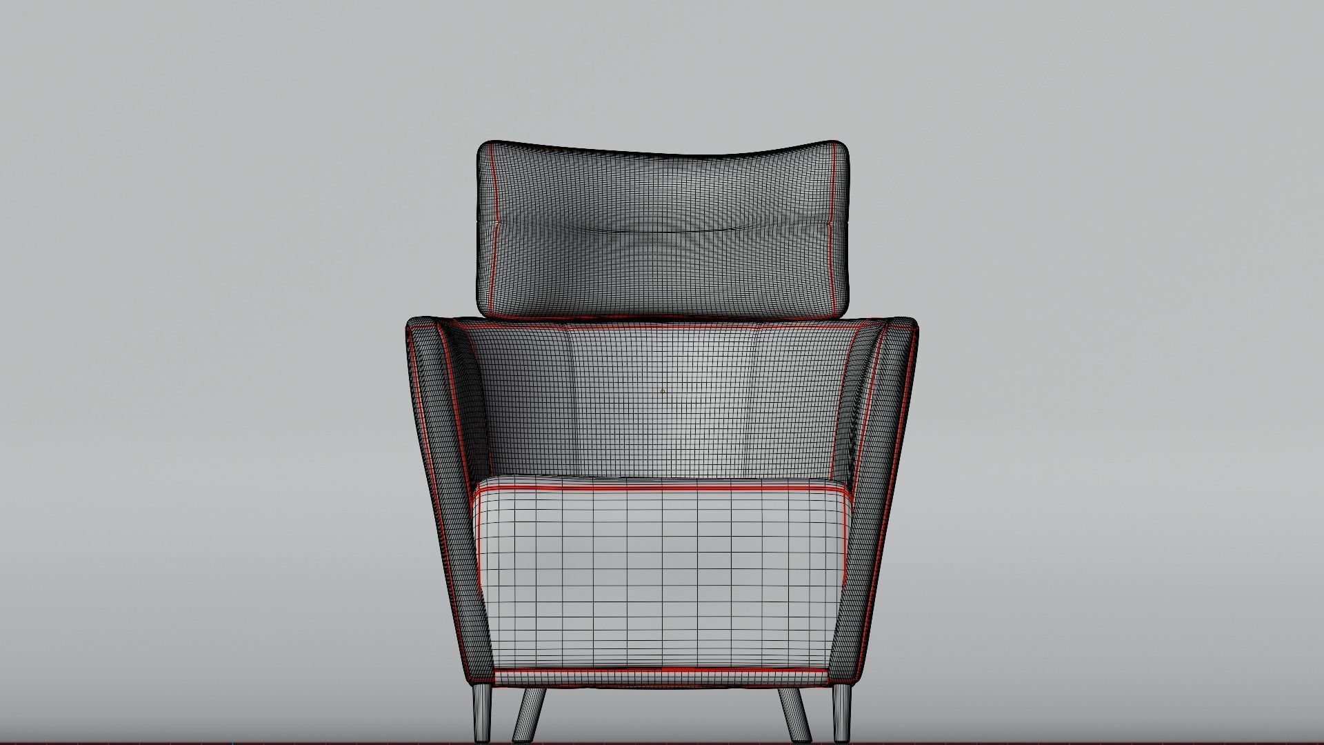 Single Sofa 3D Model 3D model_5