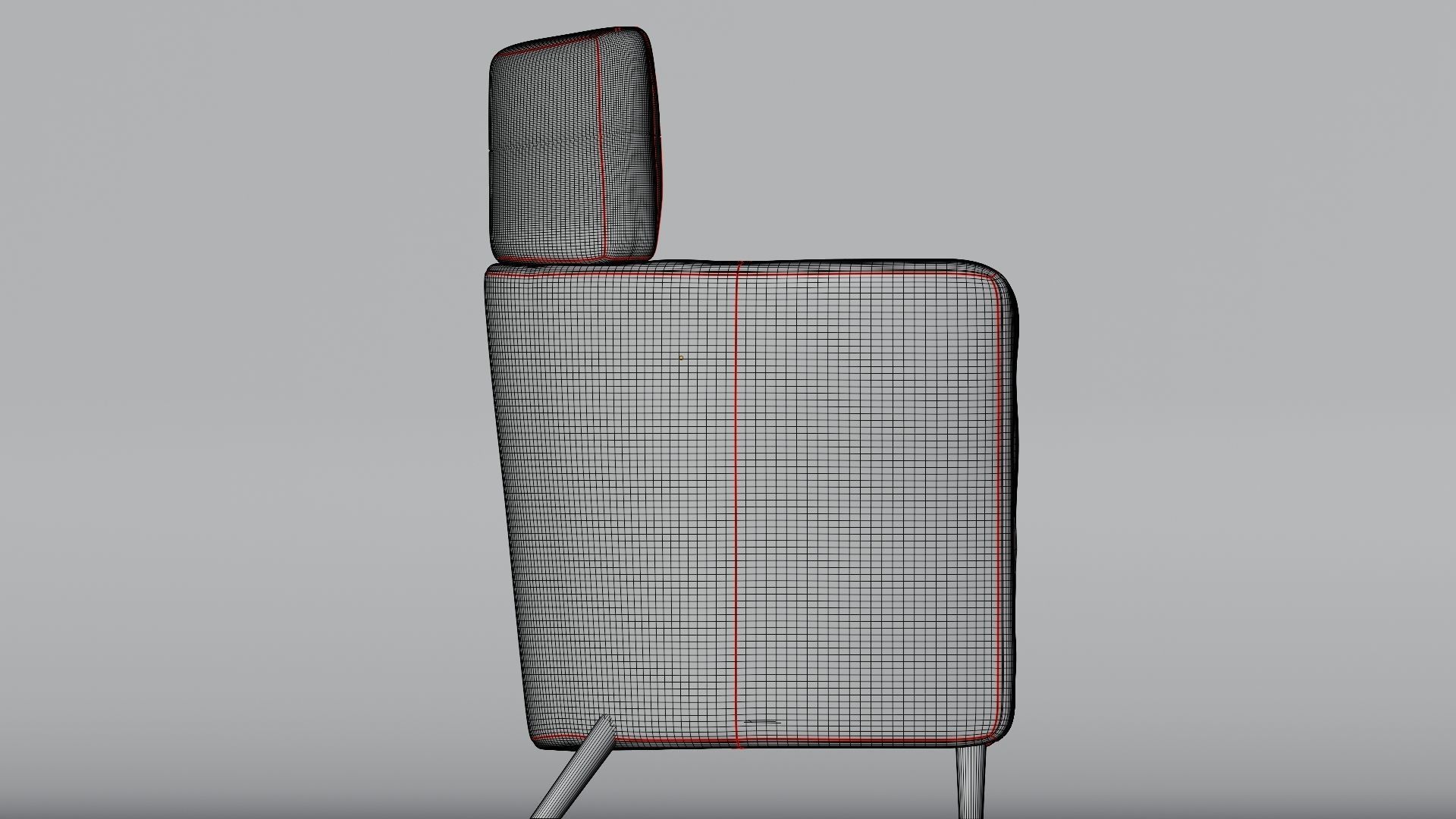 Single Sofa 3D Model 3D model_6