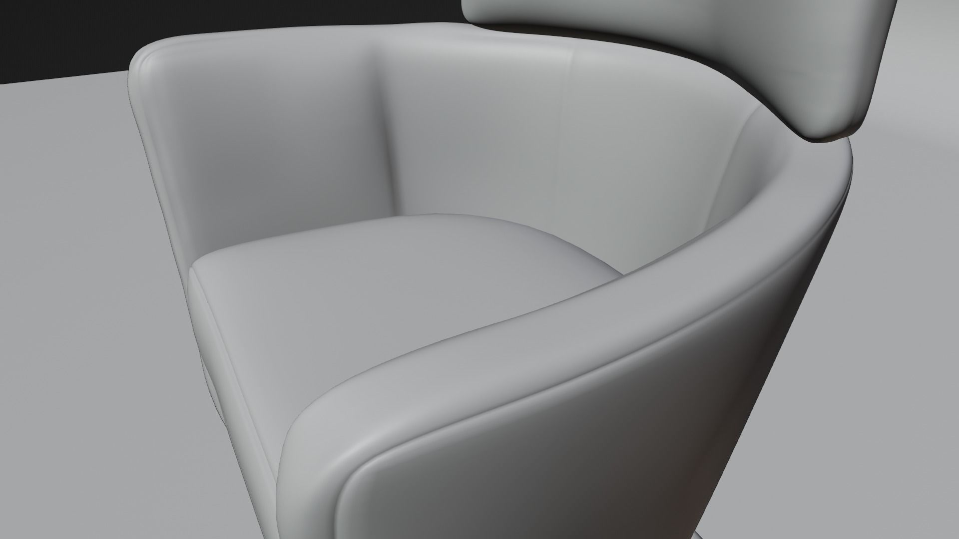 Single Sofa 3D Model 3D model_3