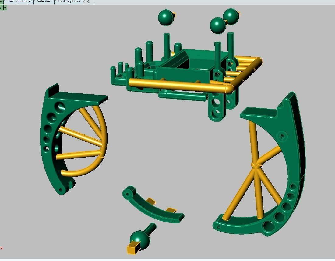 Diamond ring 0261 3D printable model 11 3D print model_16