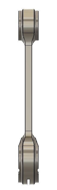 Connecting Rod GoKart Engine 3D model_2