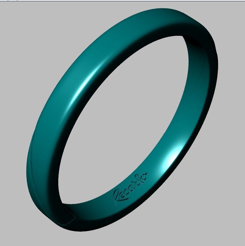 Diamond ring 0270 3D printable model 3D print model_9