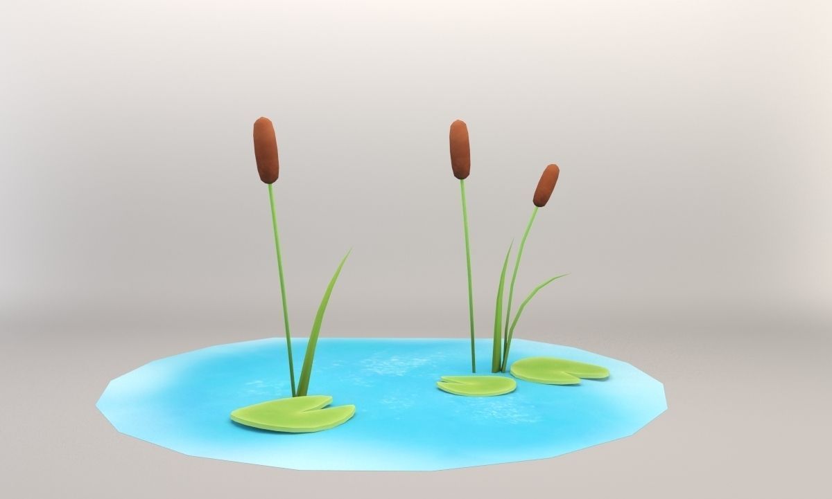 Cartoon Garden Package Low-poly 3D model_17