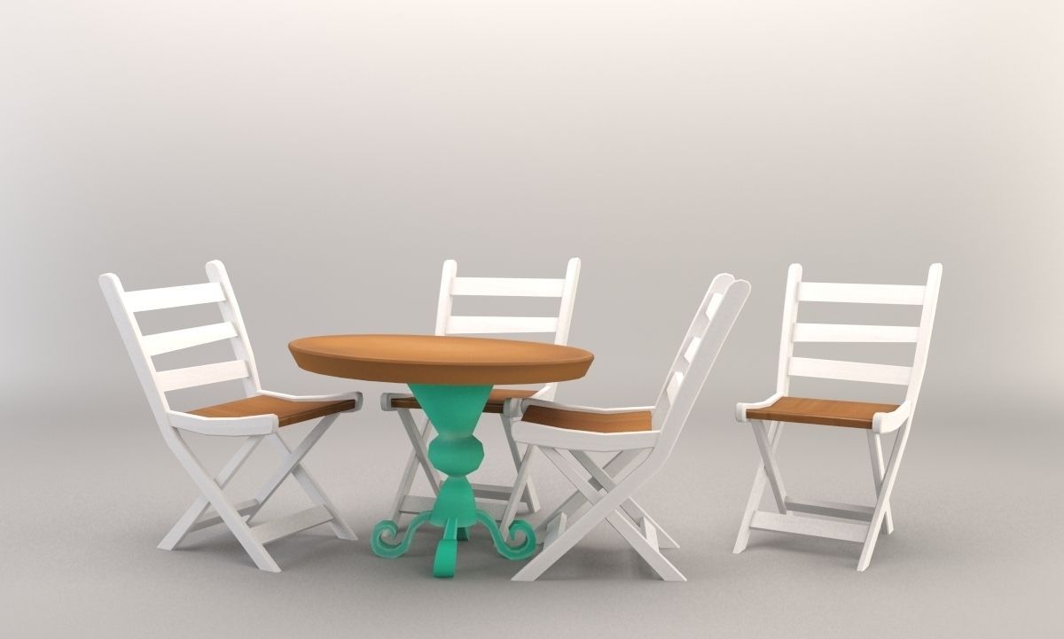 Cartoon Garden Package Low-poly 3D model_10