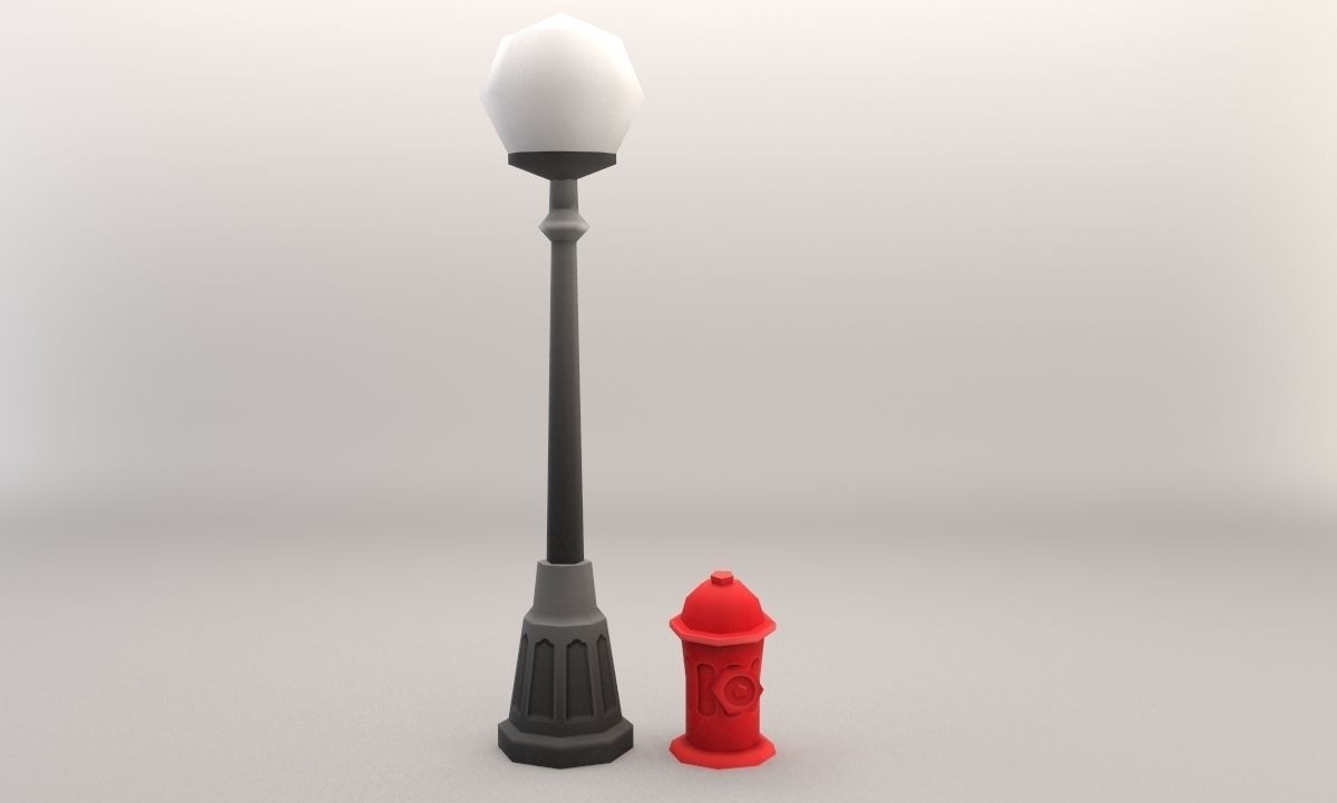 Cartoon Garden Package Low-poly 3D model_18