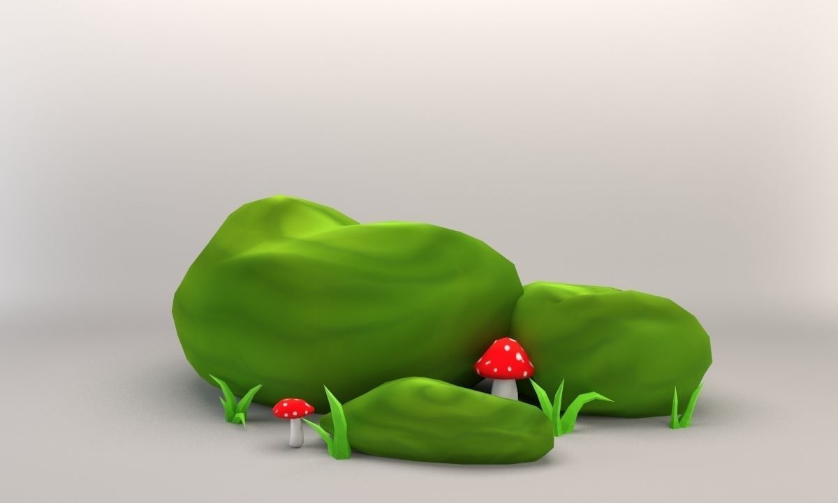 Cartoon Garden Package Low-poly 3D model_20