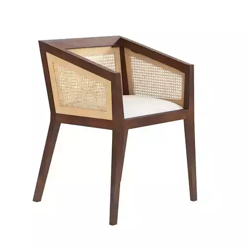 Retro Rattan Chair