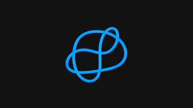 Knot 6 Low-poly 3D model