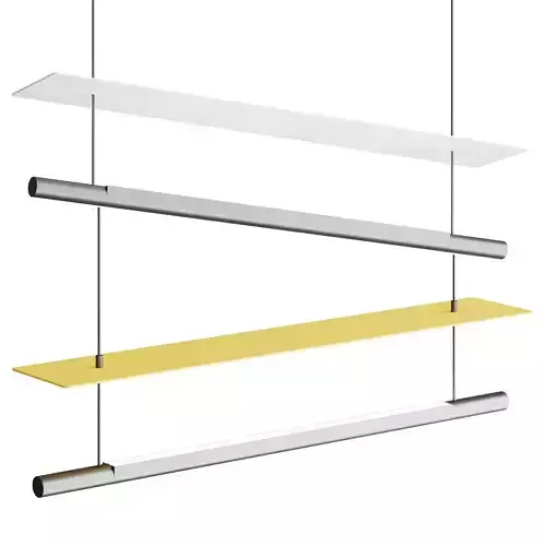 Santa Cole LAMINA DORADA Hanging lamp 3D model