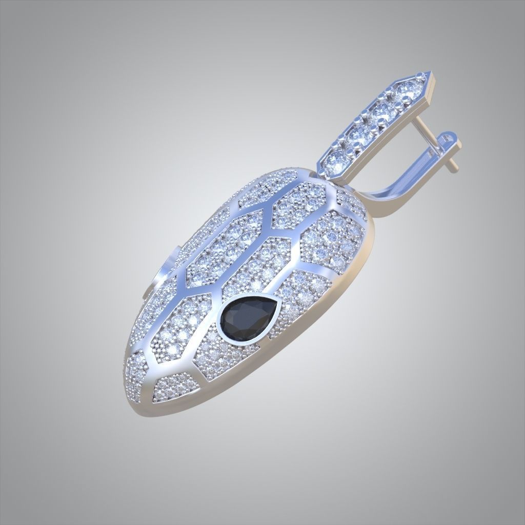 Snake Earring model 241 3D printable model13 3D print model_11