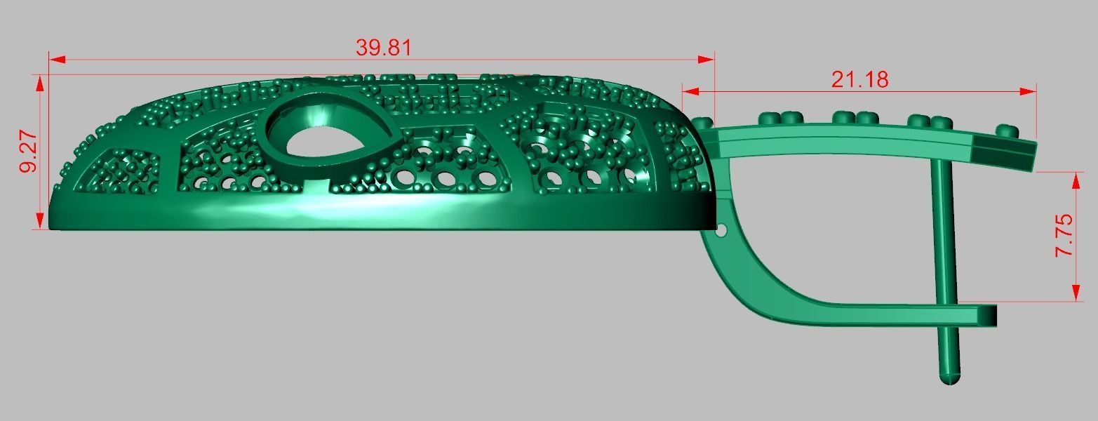 Snake Earring model 241 3D printable model13 3D print model_22