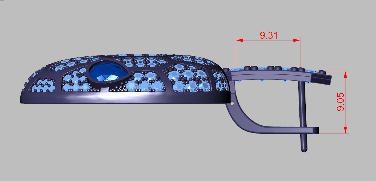 Snake Earring model 241 3D printable model13 3D print model_18