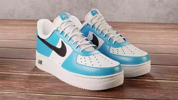 Nike Air Force 1 Next Nature 3D model