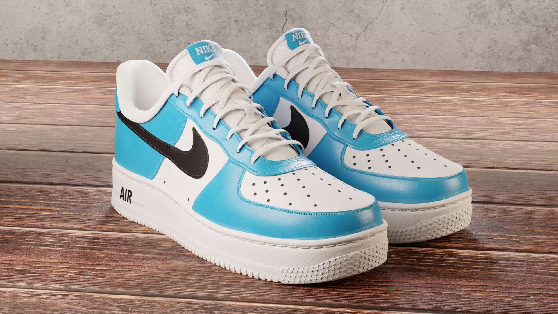 Nike Air Force 1 Next Nature 3D model_0