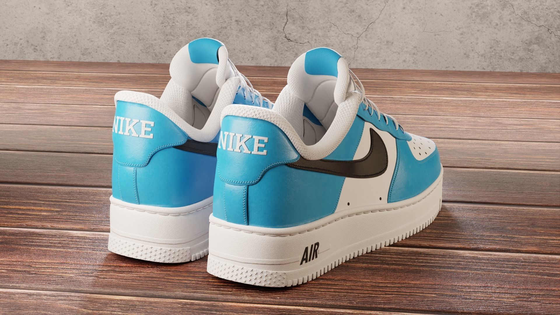 Nike Air Force 1 Next Nature 3D model_2