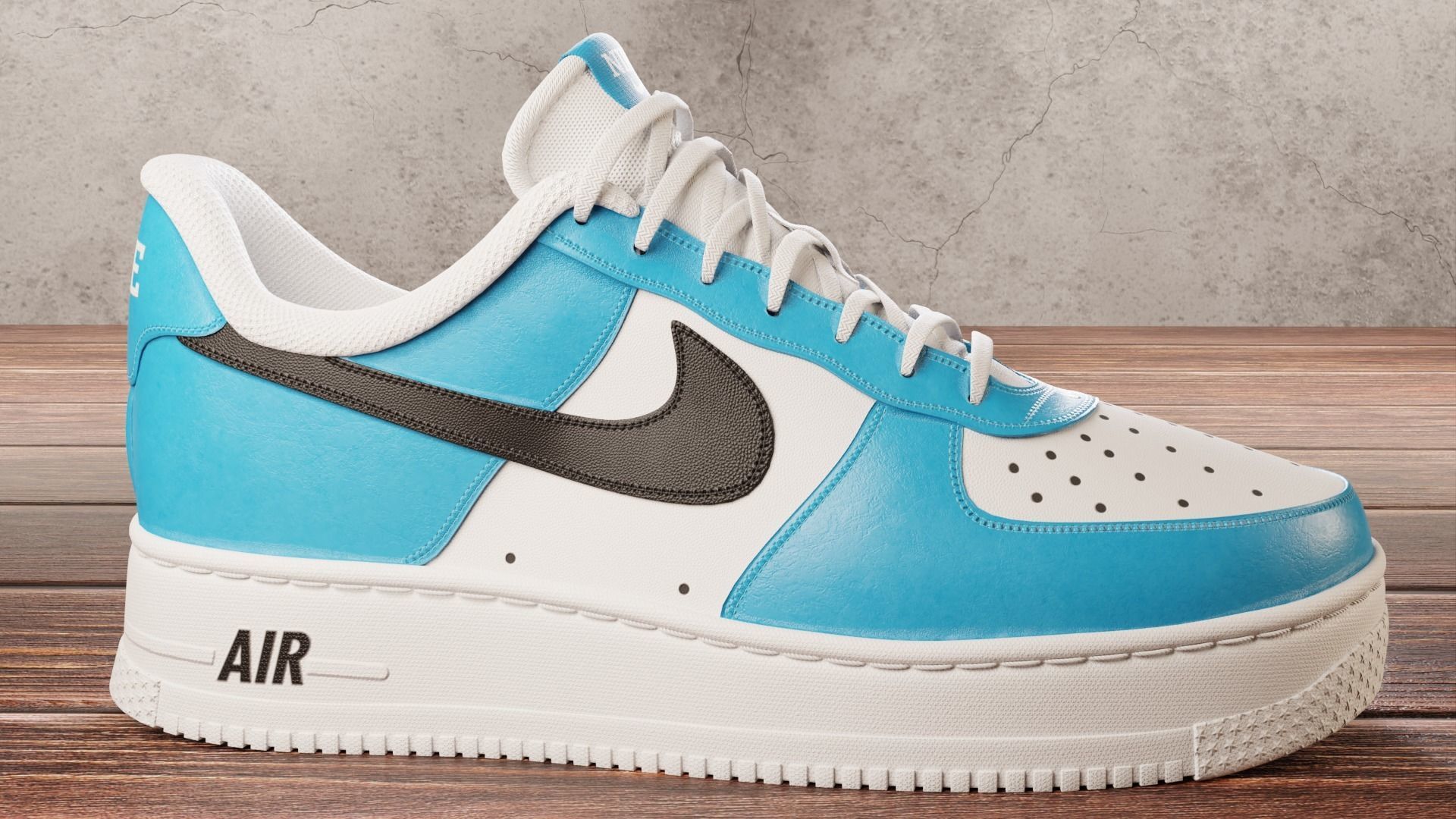 Nike Air Force 1 Next Nature 3D model_3