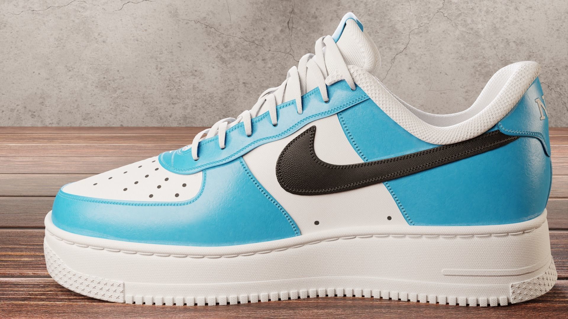 Nike Air Force 1 Next Nature 3D model_4