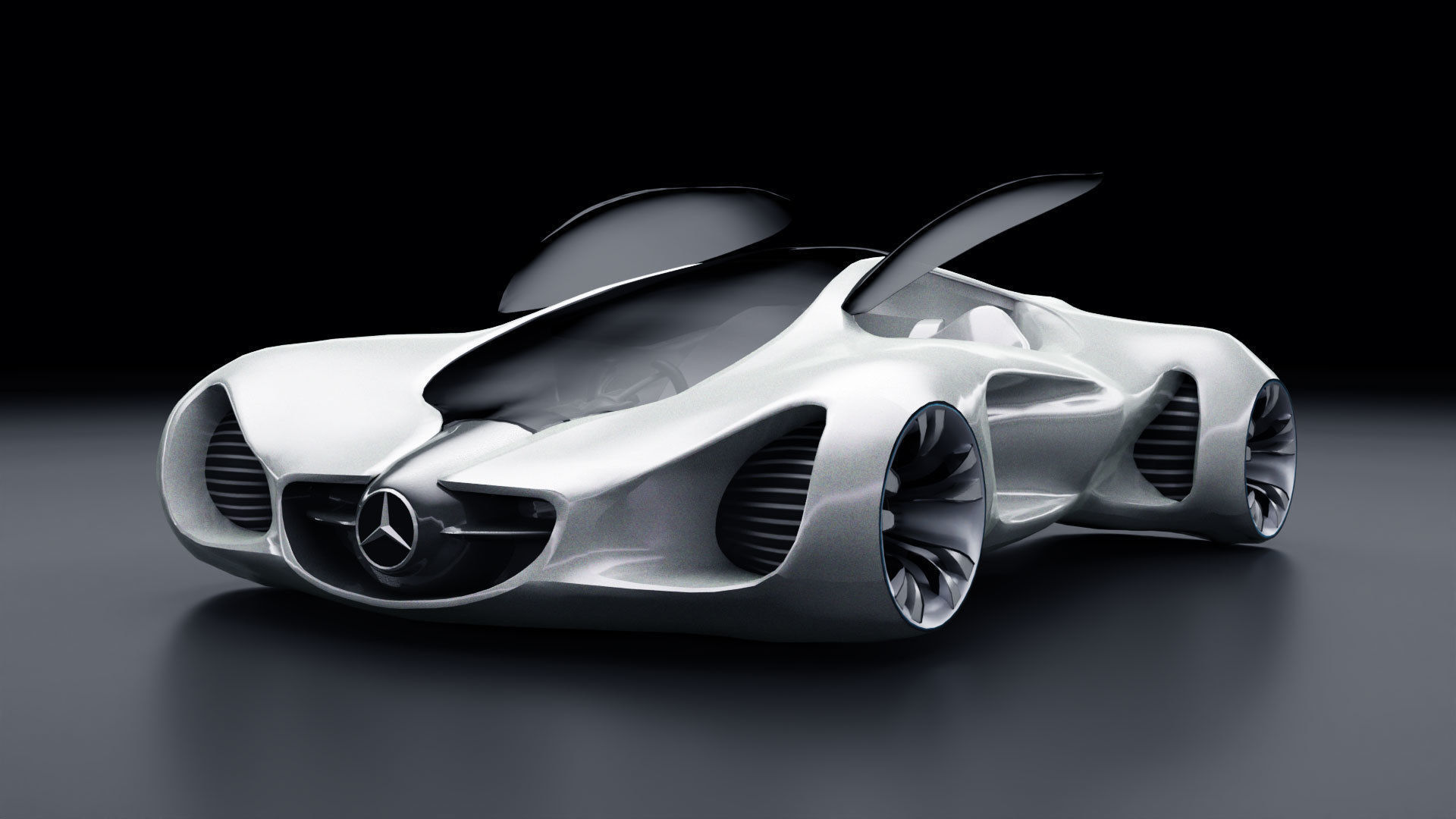 Mercedes Benz Biome Low-poly 3D model_11