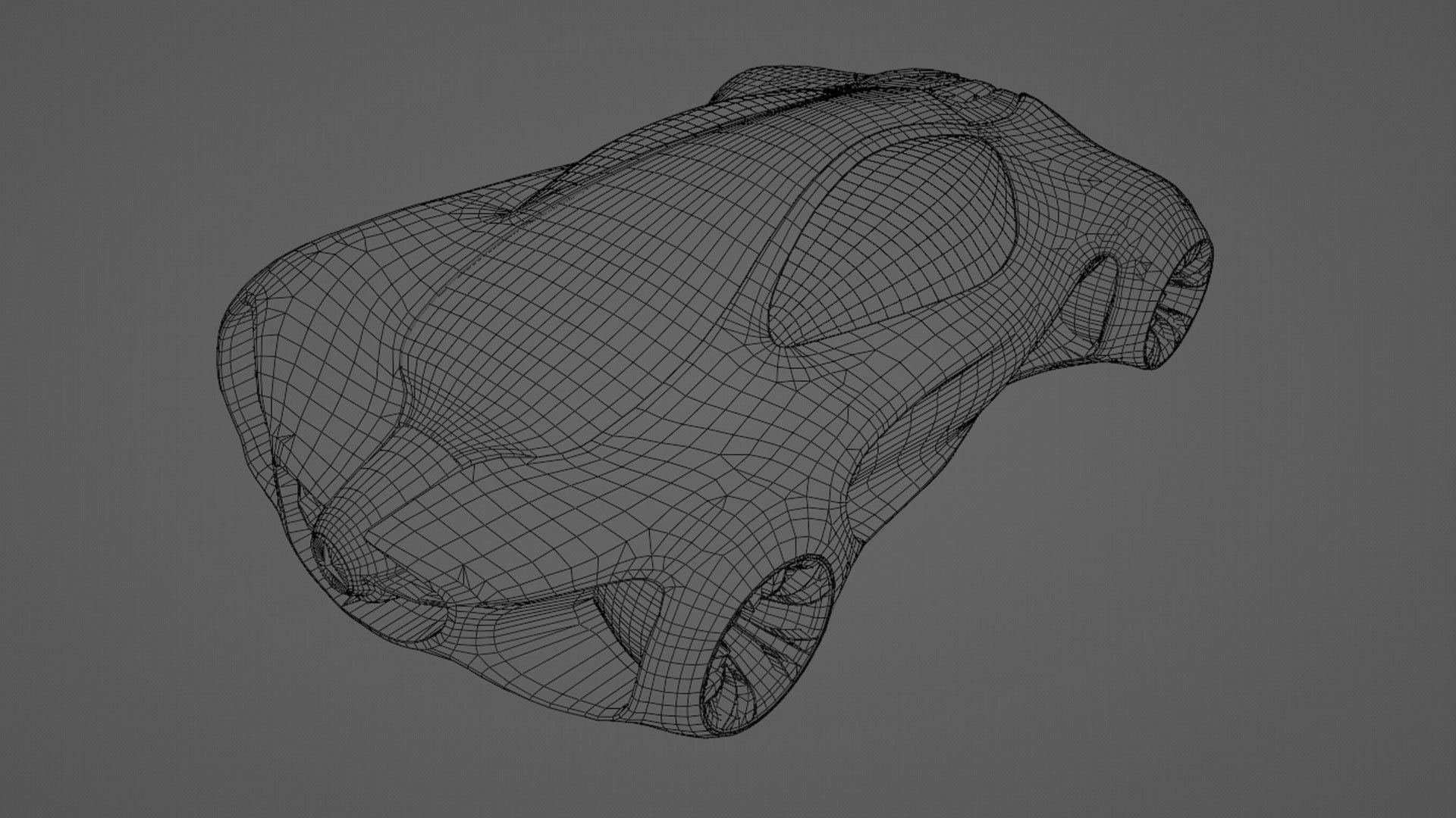 Mercedes Benz Biome Low-poly 3D model_12