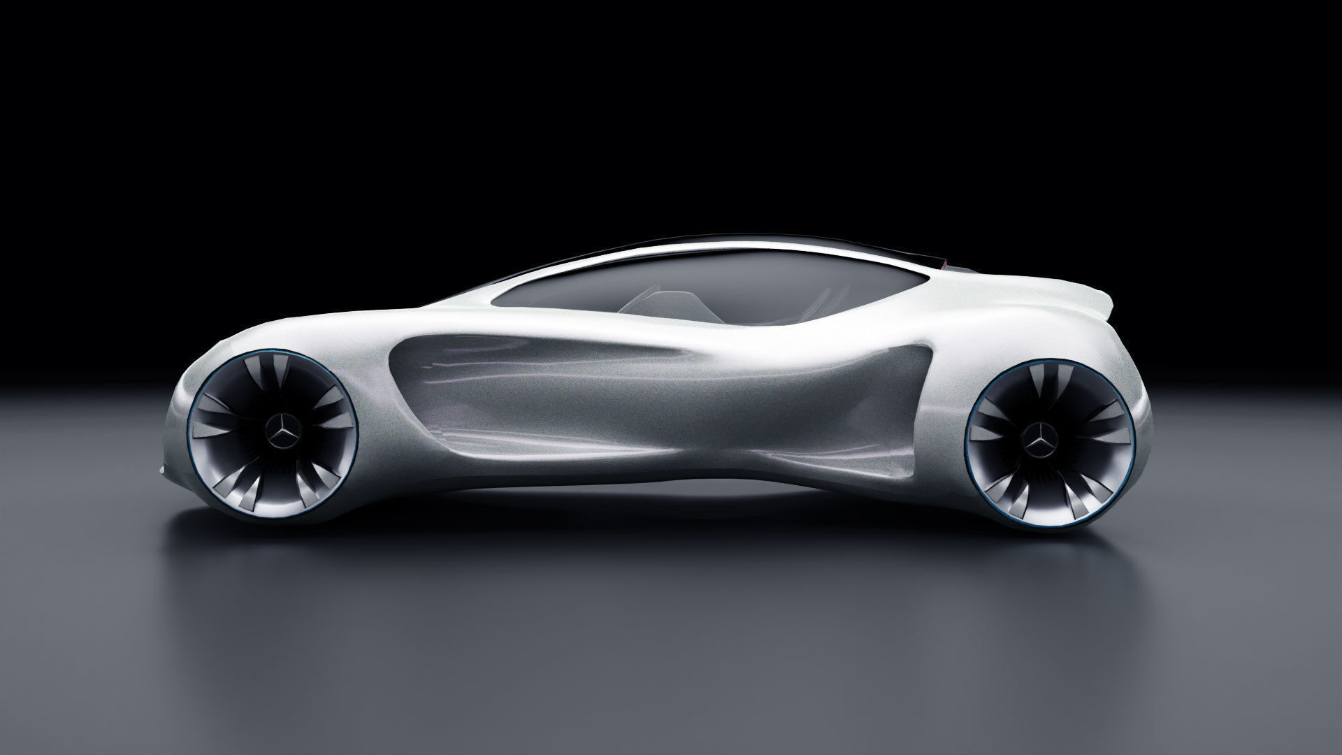 Mercedes Benz Biome Low-poly 3D model_2