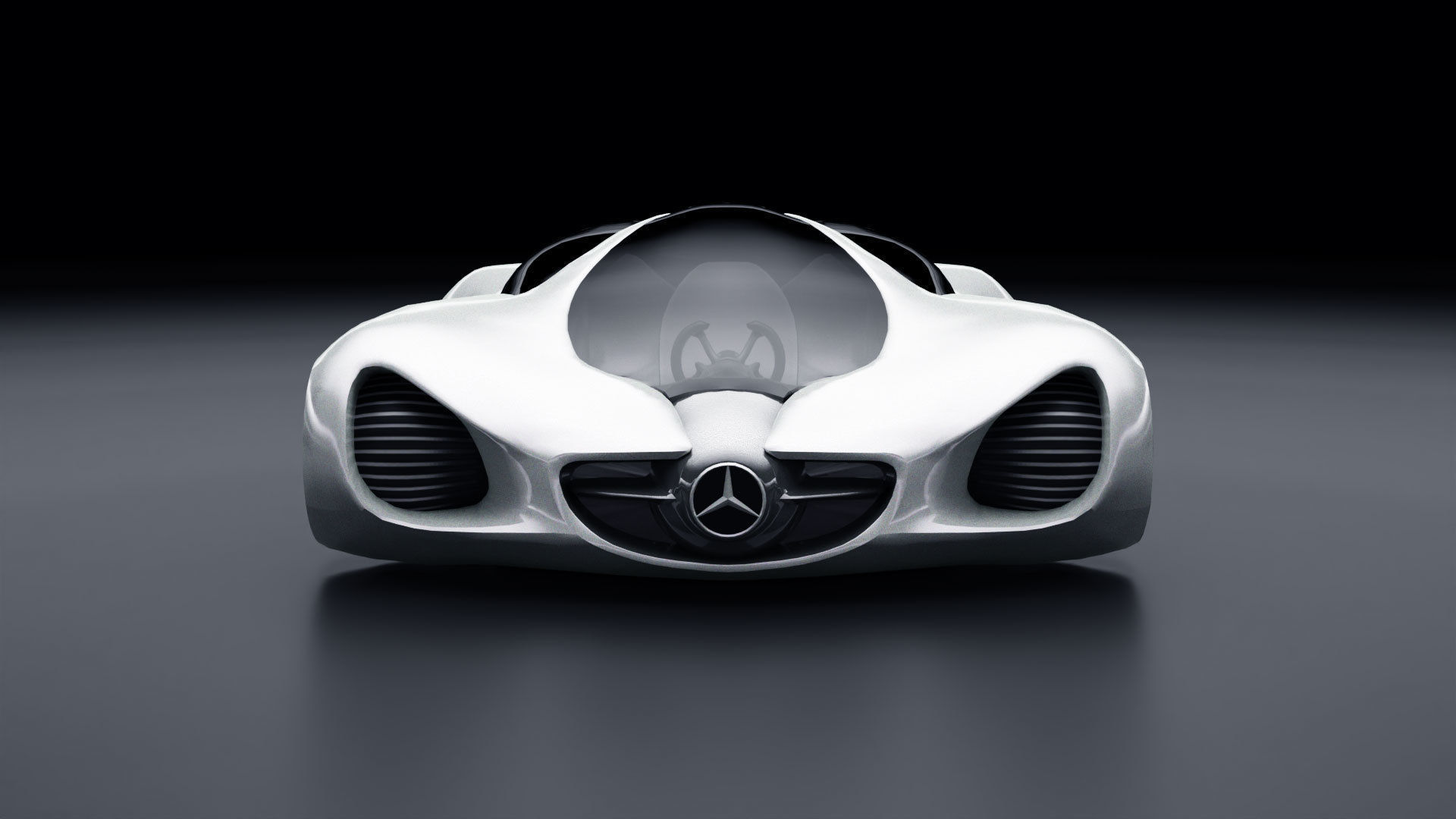 Mercedes Benz Biome Low-poly 3D model_1