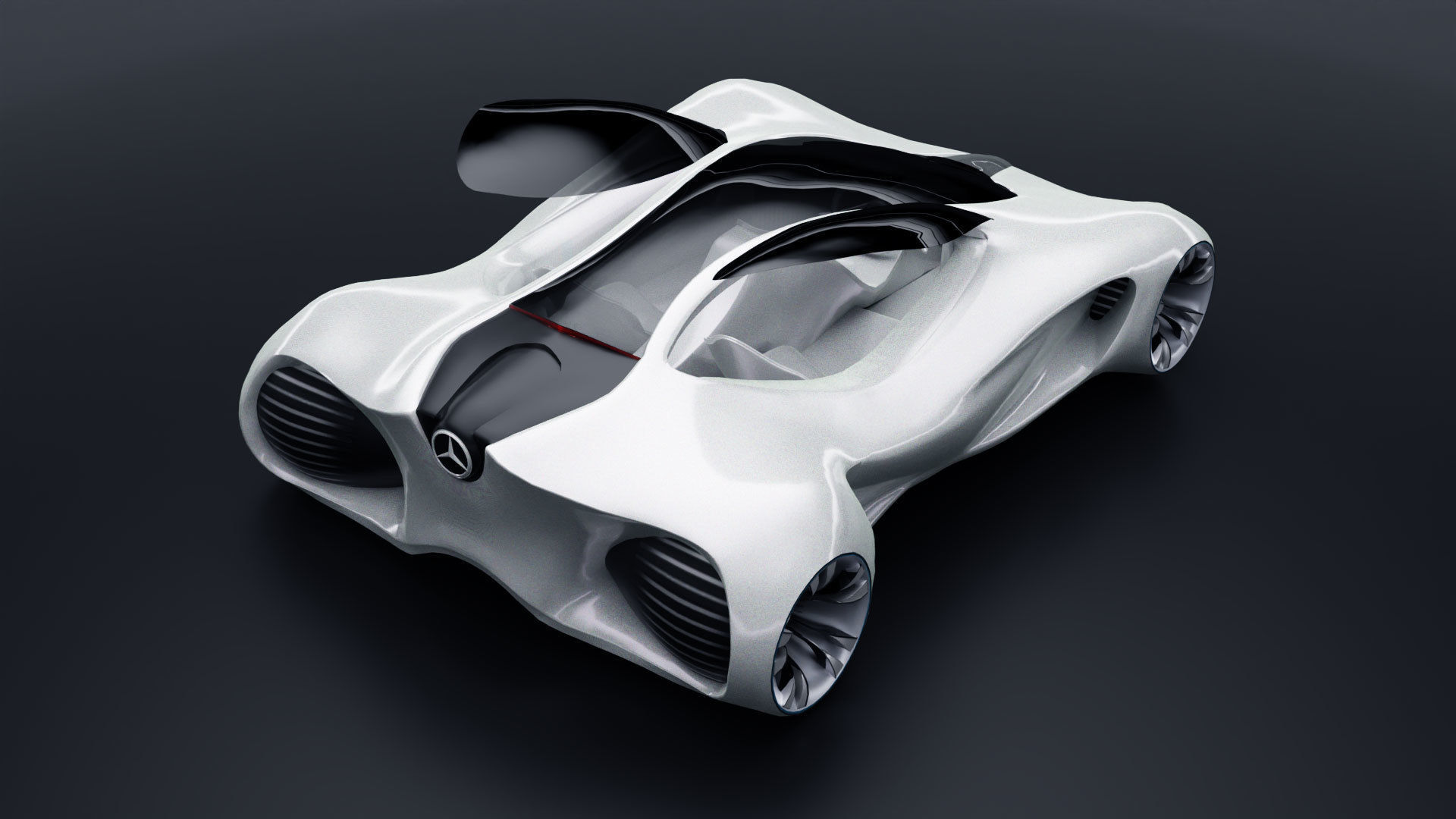 Mercedes Benz Biome Low-poly 3D model_8