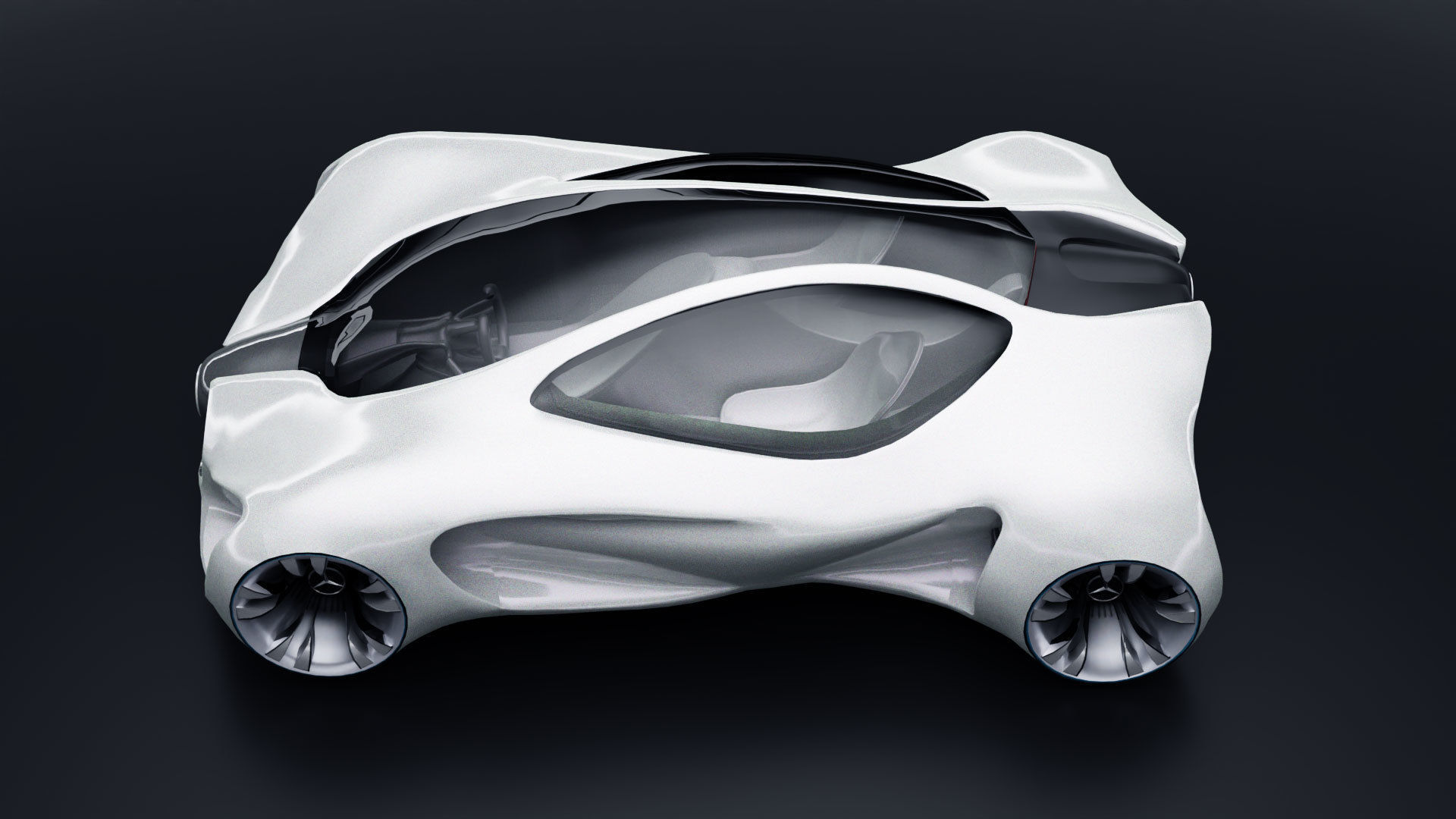 Mercedes Benz Biome Low-poly 3D model_3